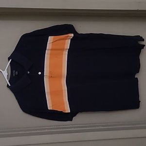 Nautica Polo Orange/Navy Large